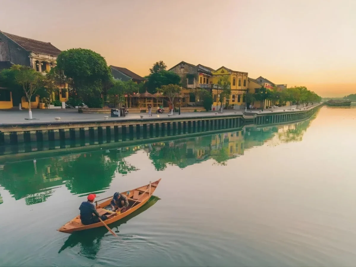 Thu Bon River in Hoi An