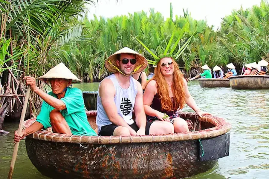 cam thanh coconut village during da nang food tours
