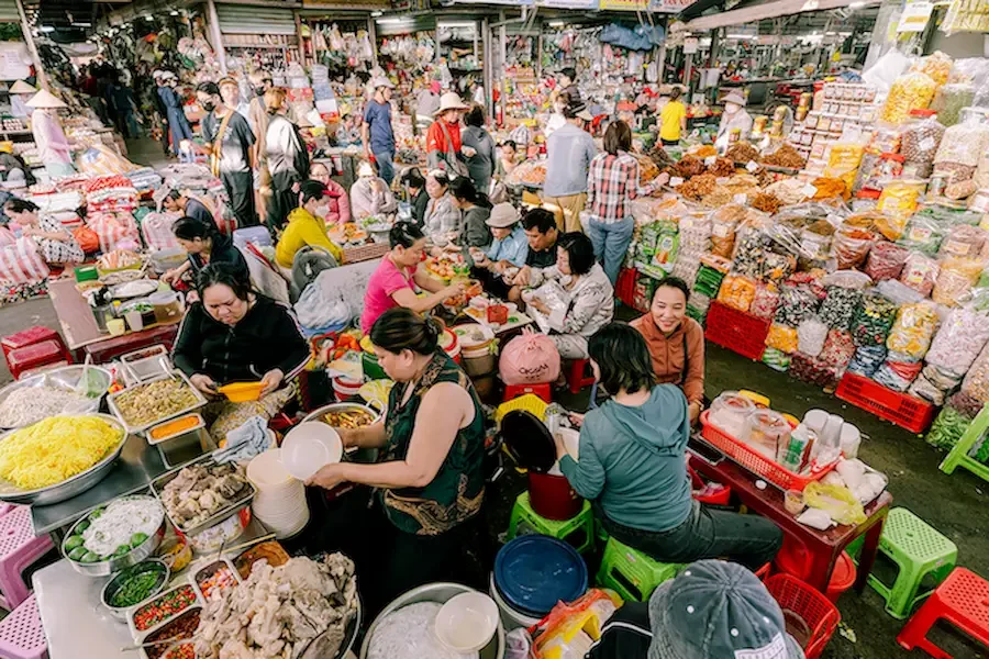 con market da nang food tours