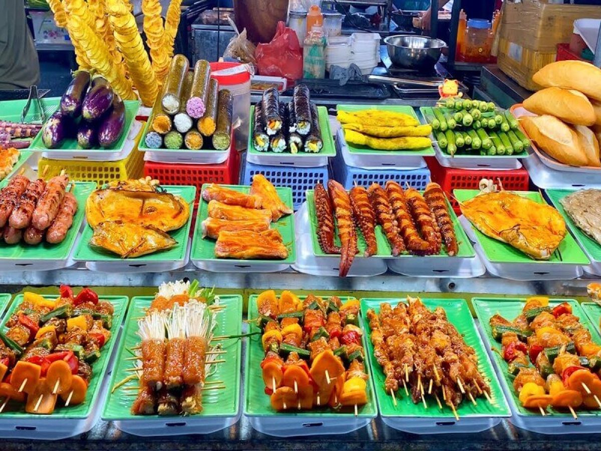 street grill food at Helio night market