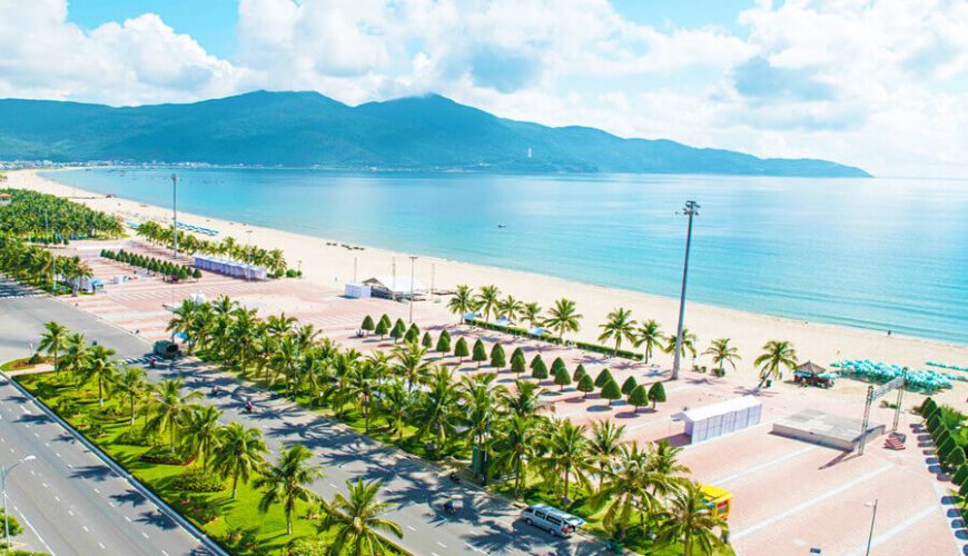 My Khe beach in Danang