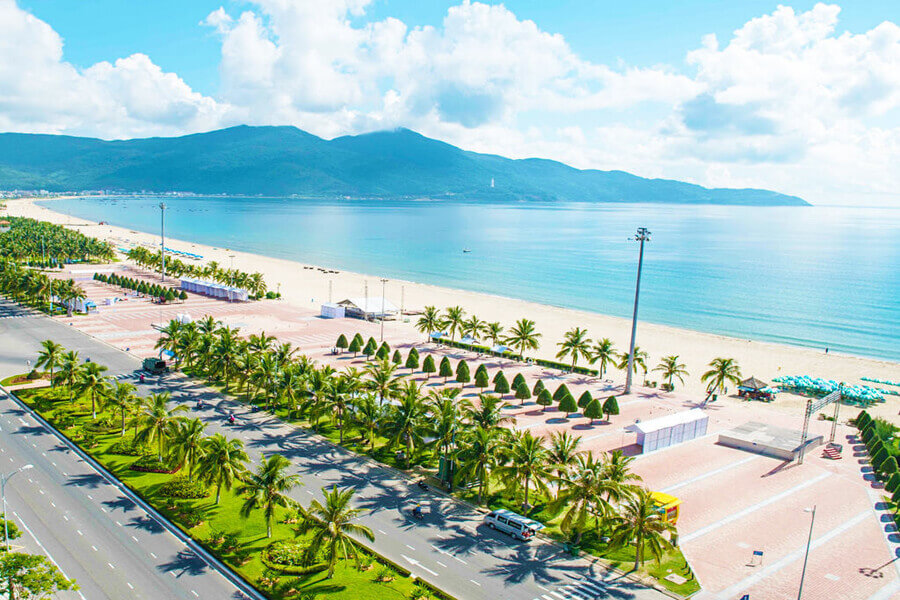 My Khe beach in Danang