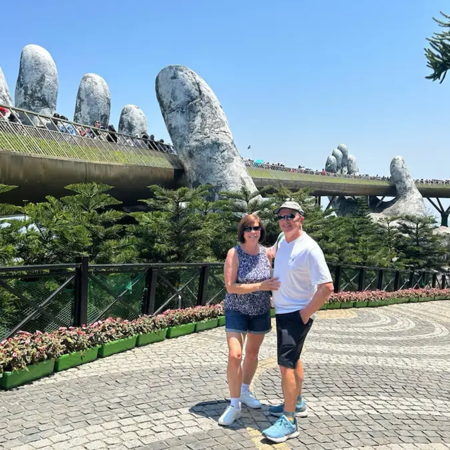 visiting golden brigde an iconic attraction in danang