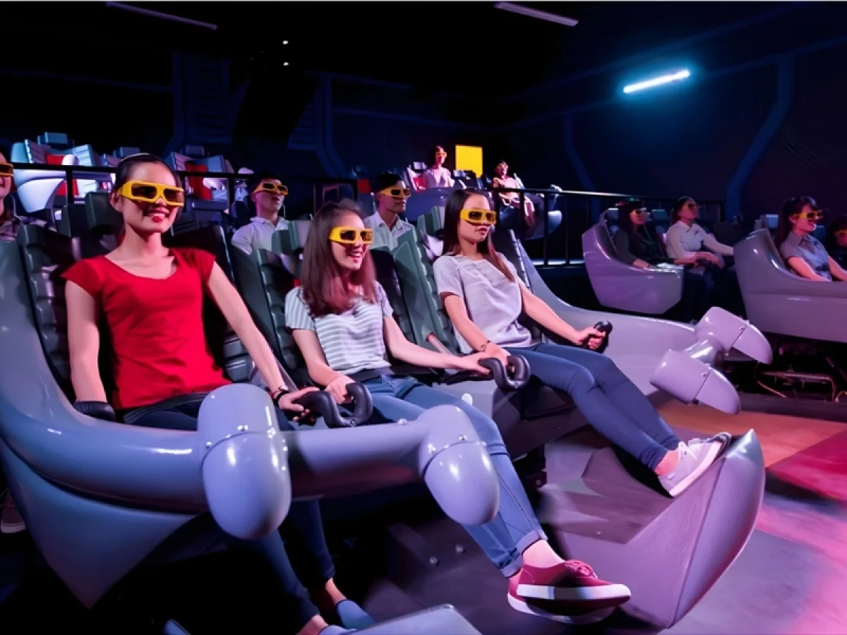 Luxury theme parks with 4D and 5D cinemas 