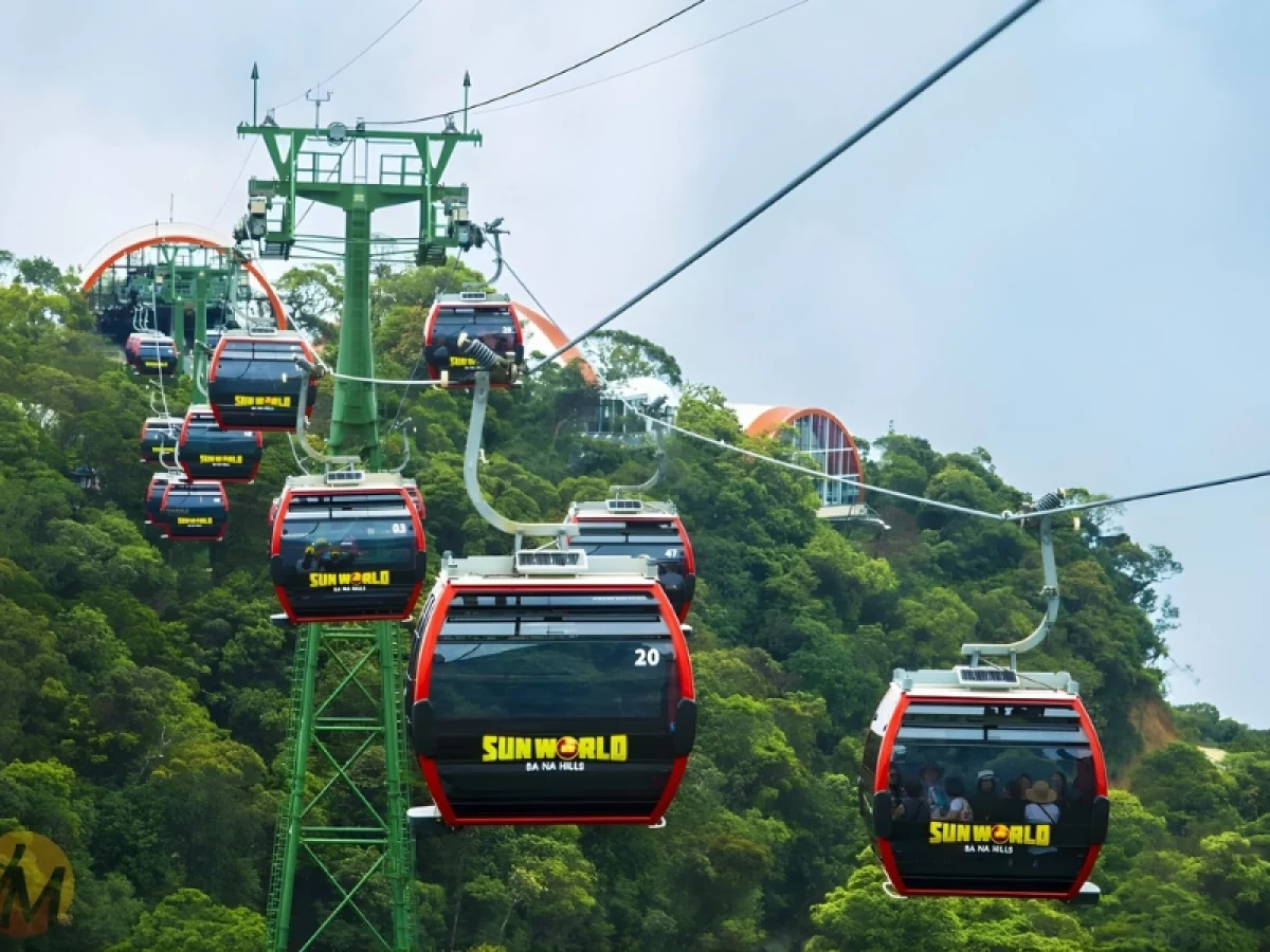 Private cable car systems in Ba Na Hills