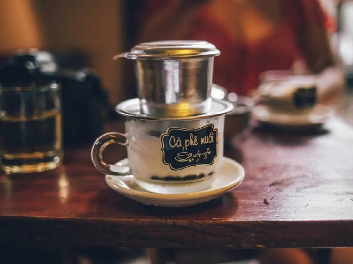 Salt coffee - Signature drink in Da Nang 
