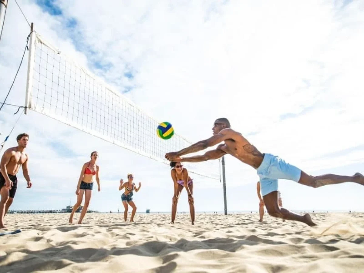 Beach volleyball in Da Nang