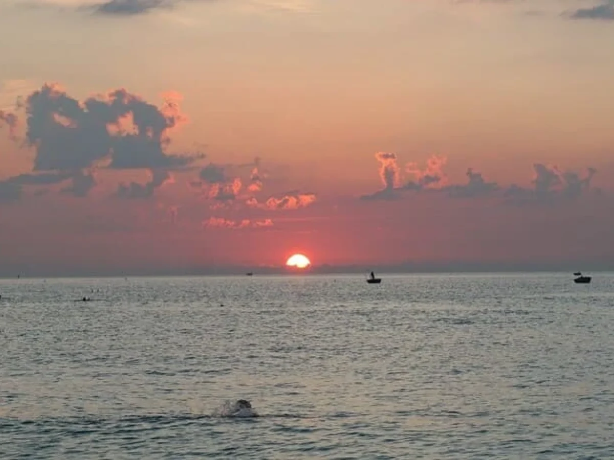 Watching Sunrise and Sunset by the Sea